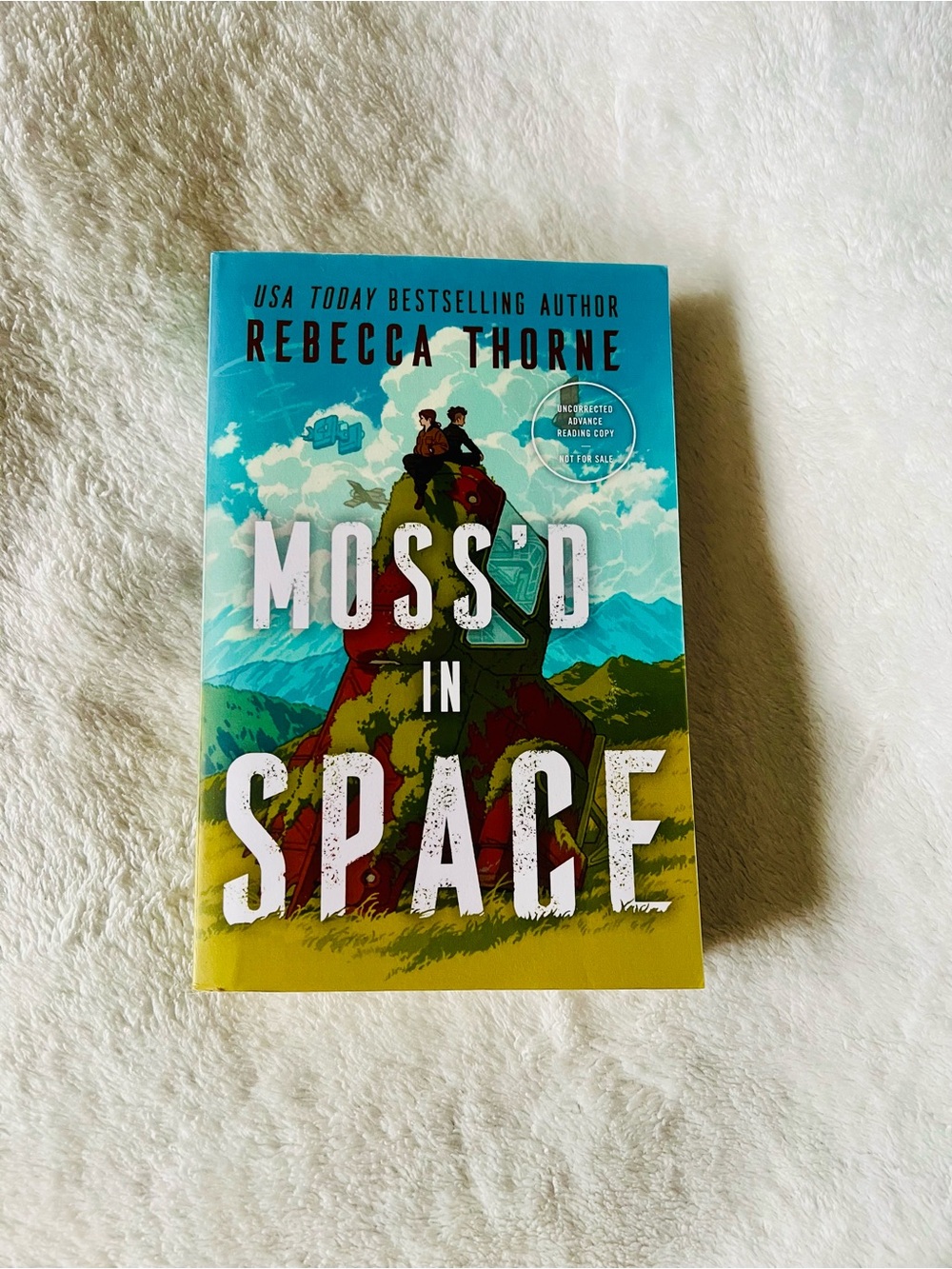 Moss'd in Space by Rebecca Thorne - Teal & Yellow Paperback